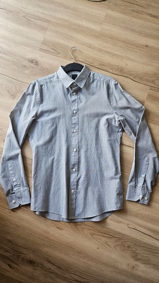 Camisa H&M Gris Talla M