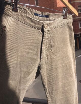 Pantalón pana vintage marrón