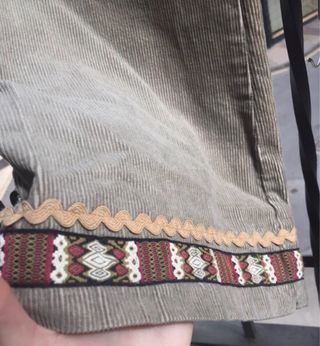 Pantalón pana vintage marrón