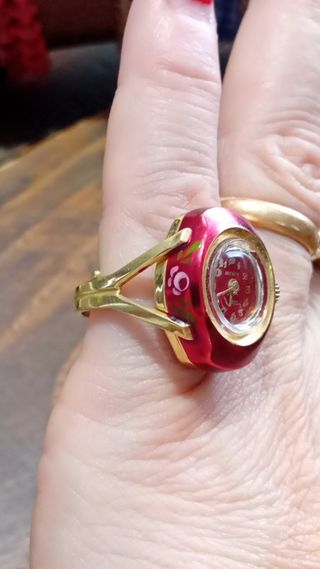Orologio anello meccanico vintage
