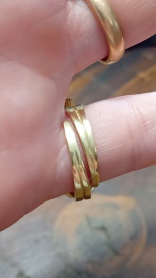 Orologio anello meccanico vintage