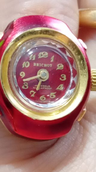 Orologio anello meccanico vintage