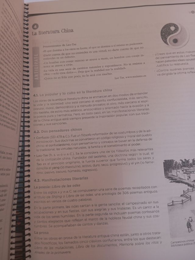 Literatura Universal. 1 bach