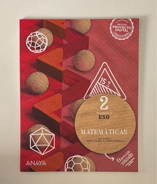 Libro de matematica 2ESO