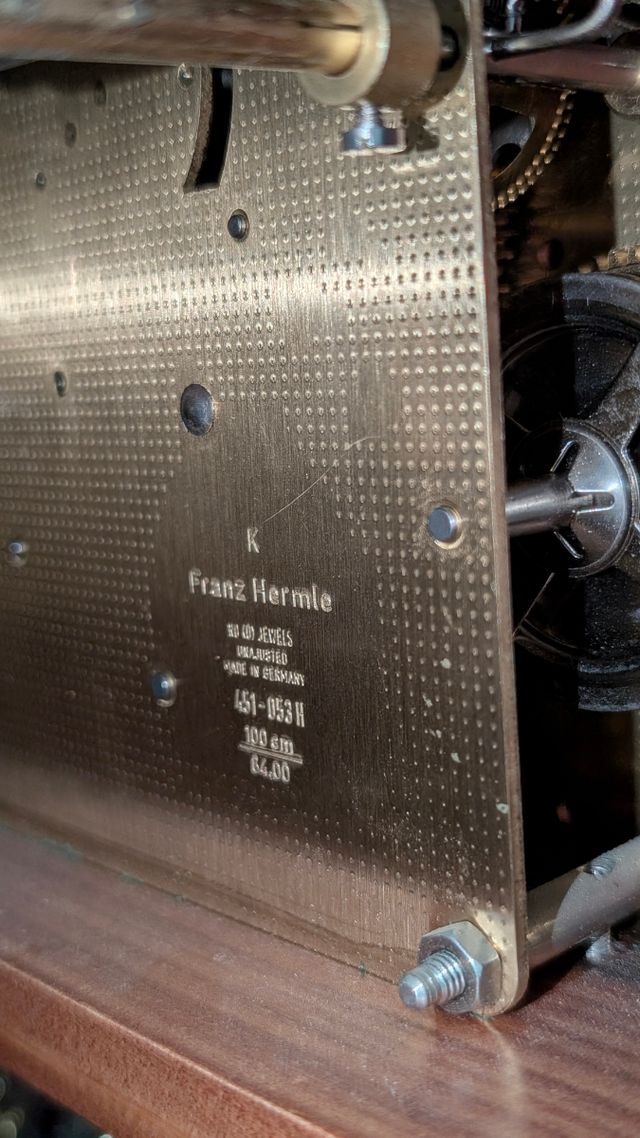 Reloj carrillón de artesanía española