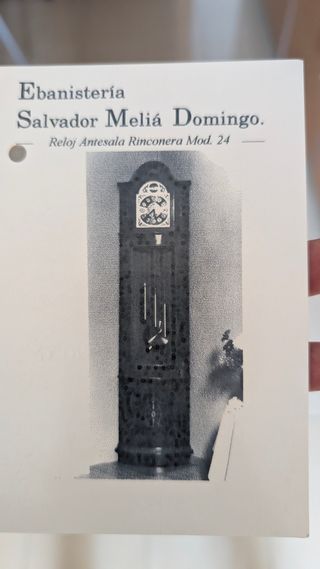 Reloj carrillón de artesanía española