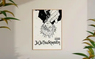 Poster Gojo Jujutsu Kaisen