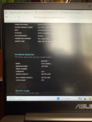 Asus ZenBook 14 UX410U i5 7200U 8GB SSD 256GB