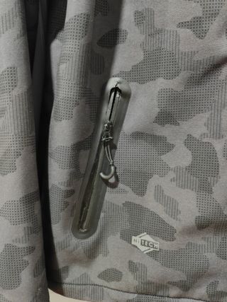 Chaqueta Técnica Hombre Impermeable Negra/Gris