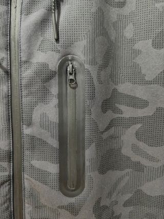 Chaqueta Técnica Hombre Impermeable Negra/Gris