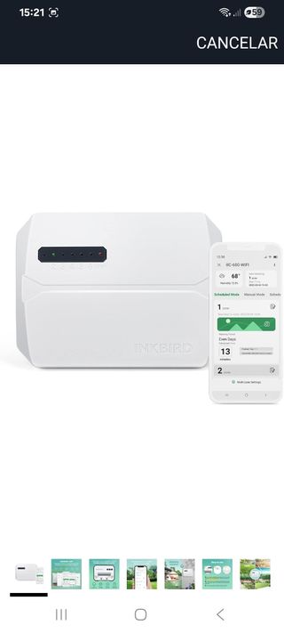 Inkbird IIC-600 Programador Riego Wifi 6 Zonas