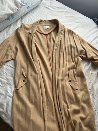 Abrigo Springfield Lino Beige Talla S