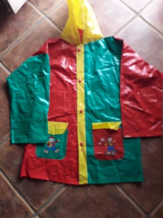 Chubasquero infantil multicolor
