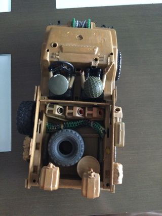 Camión militar Playmobil con 2 figuras