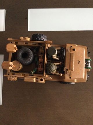 Camión militar Playmobil con 2 figuras