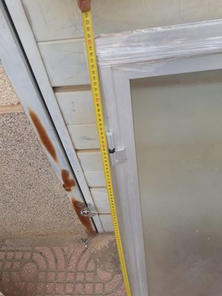Puerta de patio de aluminio