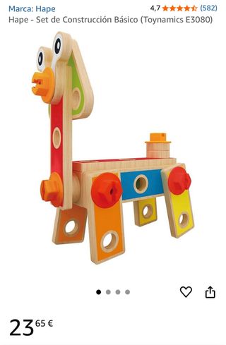 Juego construcción madera Hape Basic Builder Set