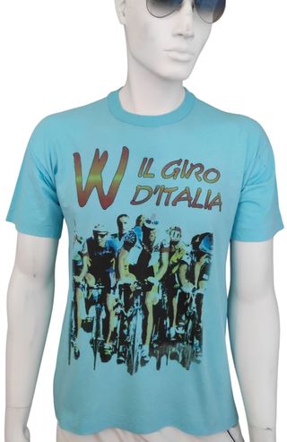 Cycling Race T Shirt Vintage 80s Single Stitch