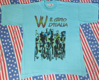 Cycling Race T Shirt Vintage 80s Single Stitch
