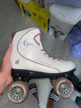 Patines KRF Classic Blancos Morado Talla 39