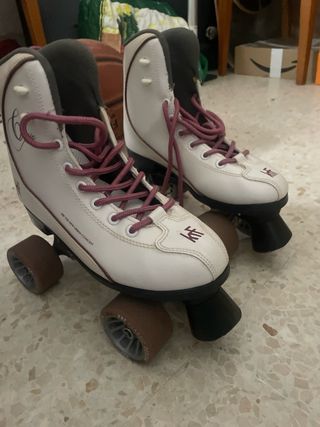 Patines KRF Classic Blancos Morado Talla 39