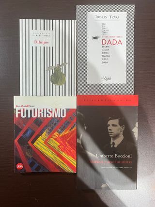 Lote libros arte. Boccioni, Tiara, Lorca