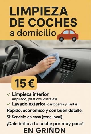 limpieza de coches