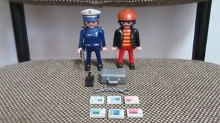 Playmobil Policía y Ladrón con Maletín