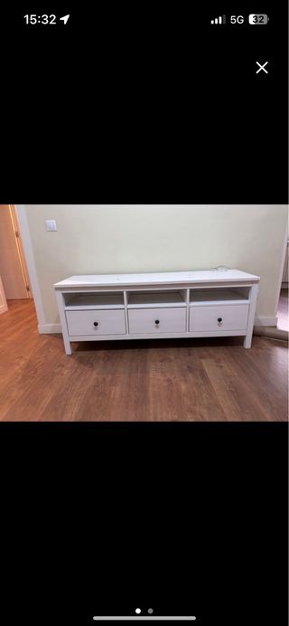 Mueble TV IKEA Hemnes Blanco.URGE