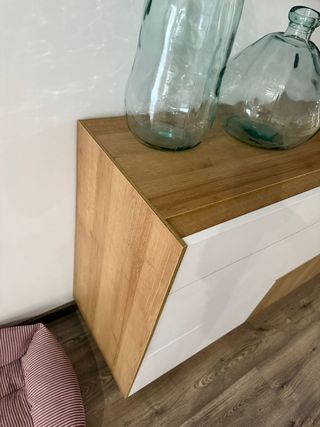 OFERTA! Aparador moderno madera y blanco