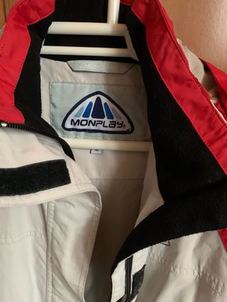 Chaqueta MONPLAY Hombre Roja y Blanca VINTAGE