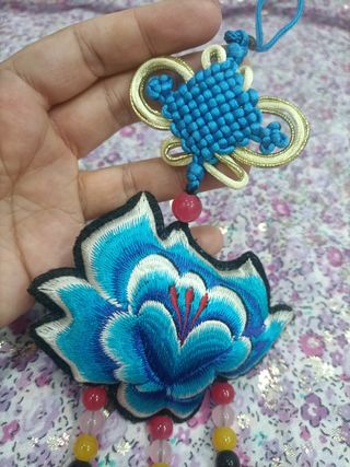Appendino decorativo buddista a forma di fiore di loto