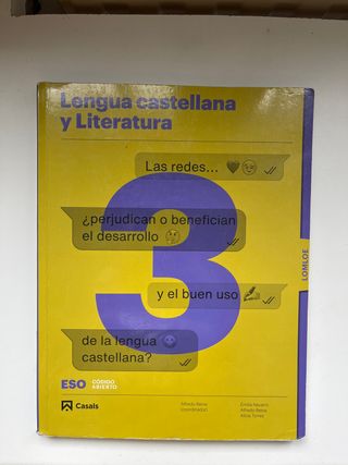 Lengua castellana y Literatura 3 ESO LOMLOE