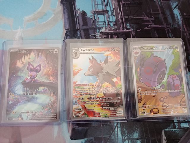 Carta Pokémon Noibat, Lycanroc, Whirlipede