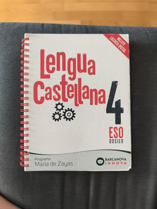 María de Zayas 4 ESO. Dosier. Lengua castellana...
