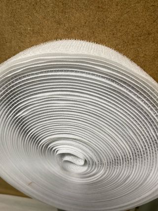 Organizador de los cables.Cinta Velcro Blanca 