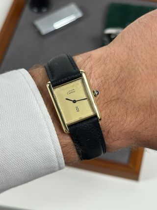 Cartier Tank Must de Lemon dial