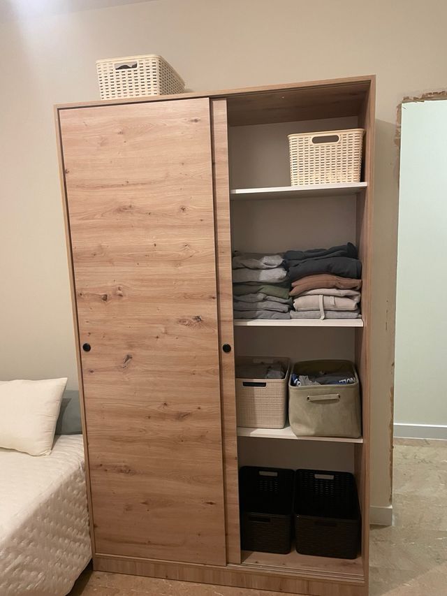 Armario roble NUEVO puertas correderas