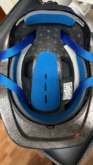 Casco Bicicleta Infantil Azul Talla S
