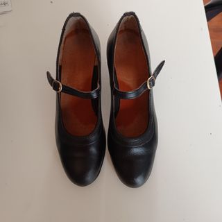 Zapatos Flamenco piel auténtica, talla 38