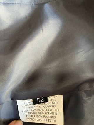 Traje de chaqueta gris para hombre