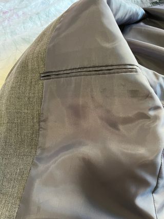 Traje de chaqueta gris para hombre