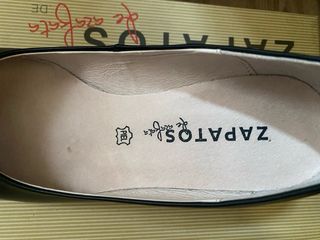Zapatos Azafata de piel Negro Talla 36