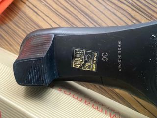 Zapatos Azafata de piel Negro Talla 36