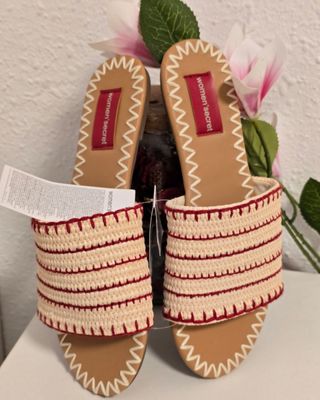 Sandalias Women'Secret Beige y Rojas
