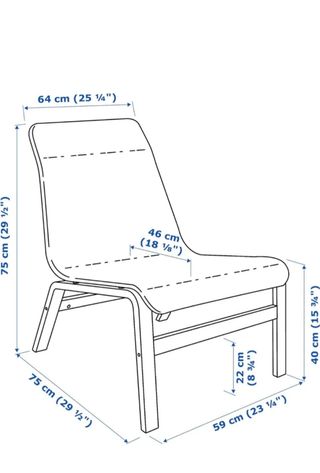 Sillón IKEA NOLMYRA Negro