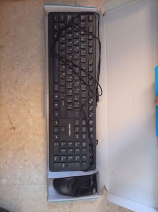 Teclado y Ratón Vention Español Negro