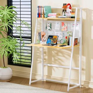 Escritorio Plegable Madera y Metal