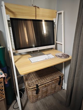Escritorio Plegable Madera y Metal