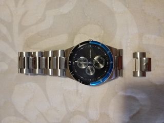 Reloj Bering Acero Azul Plata